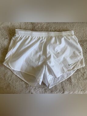 Nike White Women’s Athletic Running Shorts